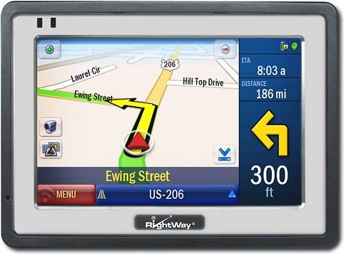 Front Standard. RightWay - RW400-2009 GPS - Silver.