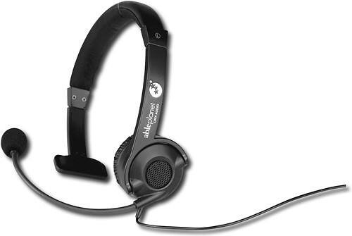 Angle Standard. Able Planet - Clear Voice Mono Telecom Headphones with Microphone.