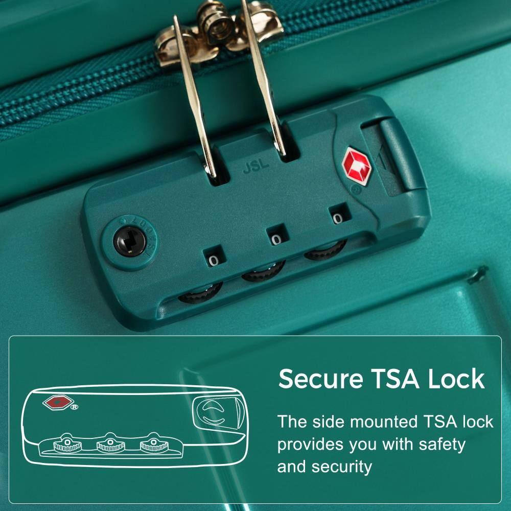 Secure TSA Lock

The side mounted TSA lock provides you with safety and security