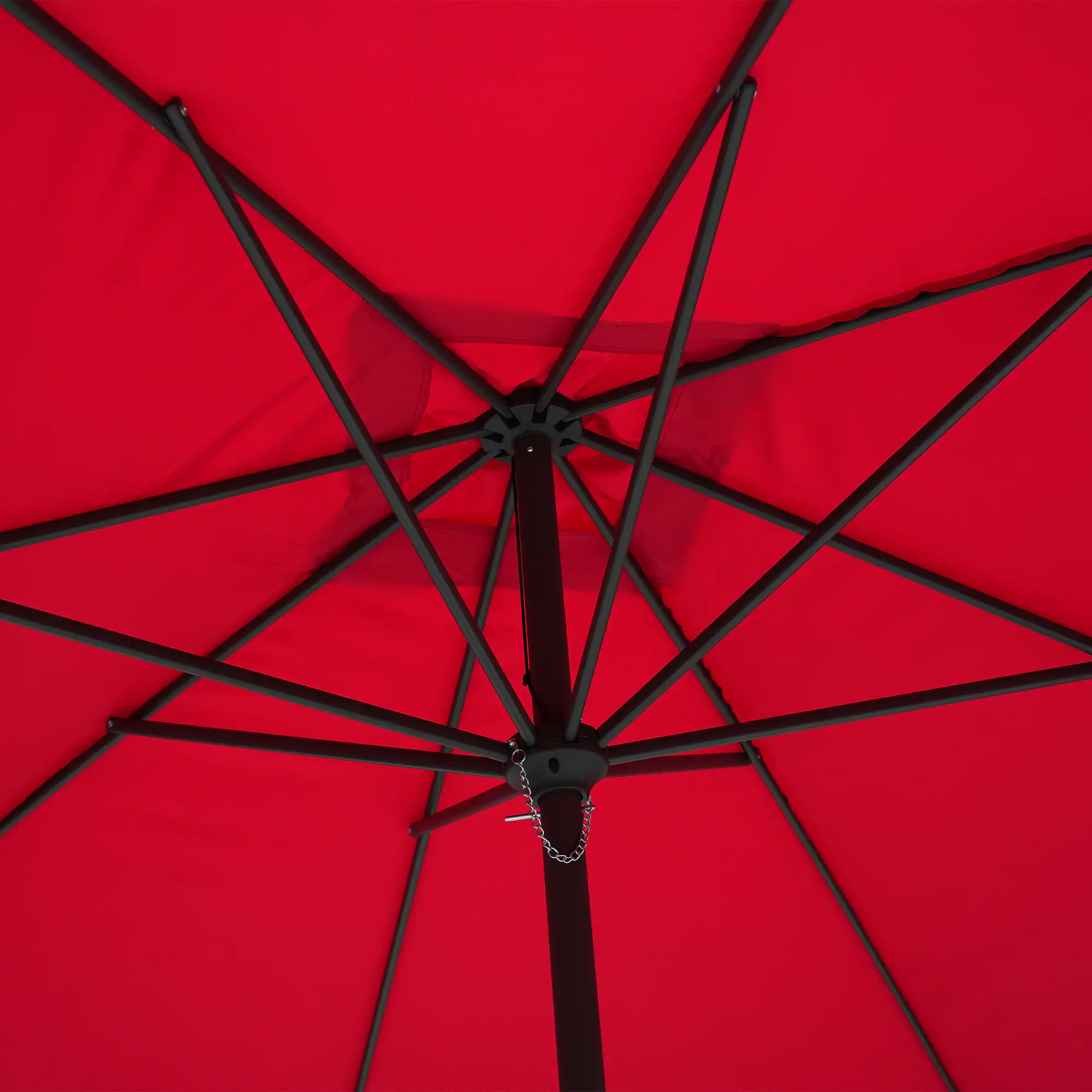 Alt View 5. Boyel Living - 10' x 8' Patio Square Market Umbrella with Skirted Canopy.