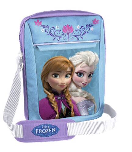 Front. eKids - Disney Frozen Tote for Most Tablets, E-Readers and Laptops Up to 14" - Blue.