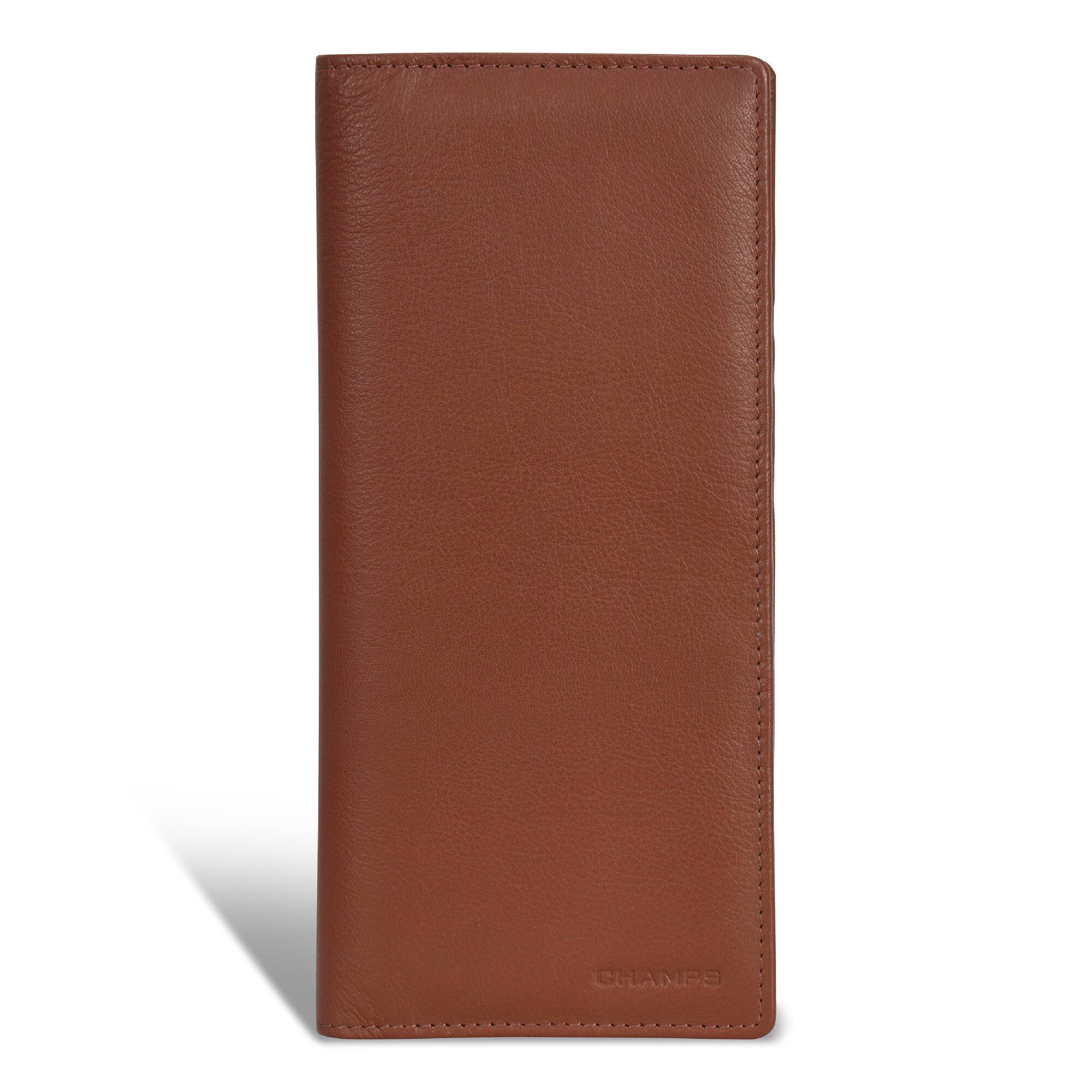 Champs - Onyx Collection Leather Breast Wallet - Brown