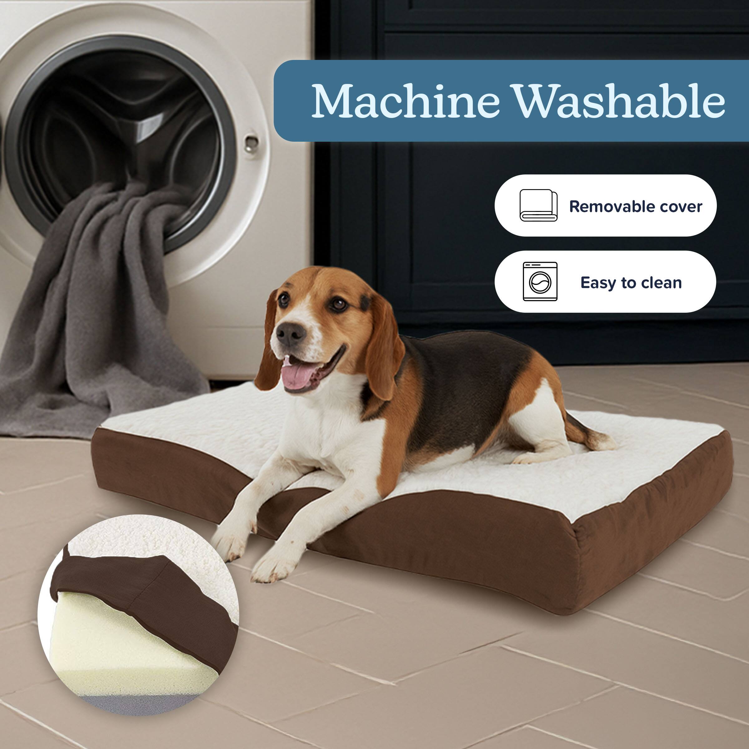 Machine Washable  
Removable cover  
Easy to clean