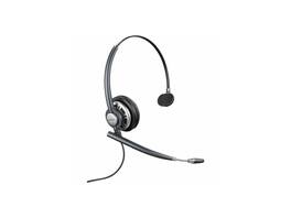 HP - Poly EncorePro HW710 Headset - USB Wired, Noise Cancelling, Black - White