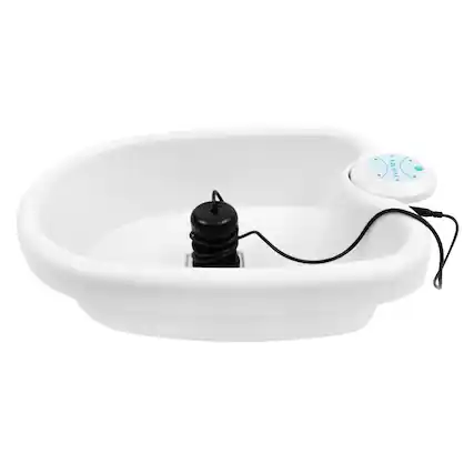 Front. Luckbyte - Portable Ionic Foot Bath Detox Machine with 30Min Timer for Home Foot Spa Relaxation.