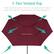 3-Tier Vented Top
Three openings allow hot air to escape and winds to pass through for overall stability & ideal relaxation