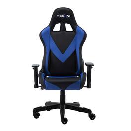 Forest'nSky - Sport Office-PC Gaming Chair, Ergonomic High-Back Racing Style - Blue