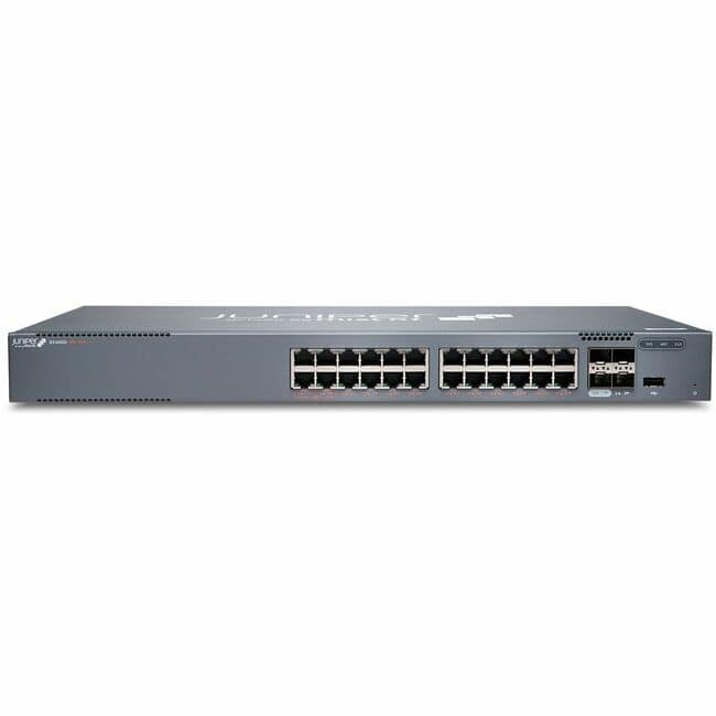 Juniper - EX4000-24MP Ethernet Switch - 24 Ports - Manageable - Gigabit Ethernet, 2.5 Gigabit Ethernet, 10 Gigabit - Unknown
