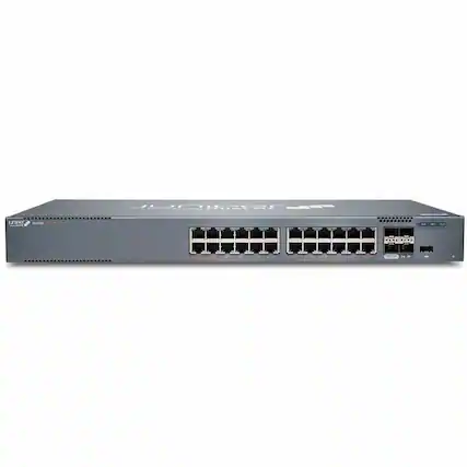 Front. Juniper - Juniper EX4000-24MP Ethernet Switch - 24 Ports - Manageable - Gigabit Ethernet, 2.5 Gigabit Ethernet, 10 Gigabit - Unknown.