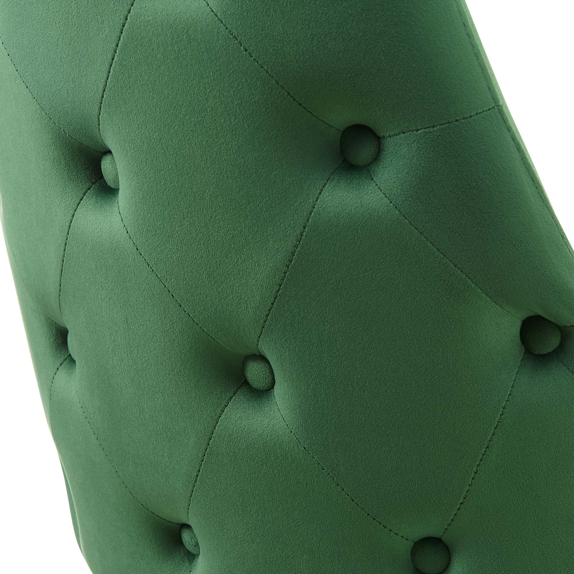Alt View 4. Modway - Adorn Tufted Performance Velvet Dining Side Chair by Modway - Emerald.
