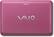 Front Standard. Sony - VAIO Netbook with Intel® Atom™ Processor - Pink.