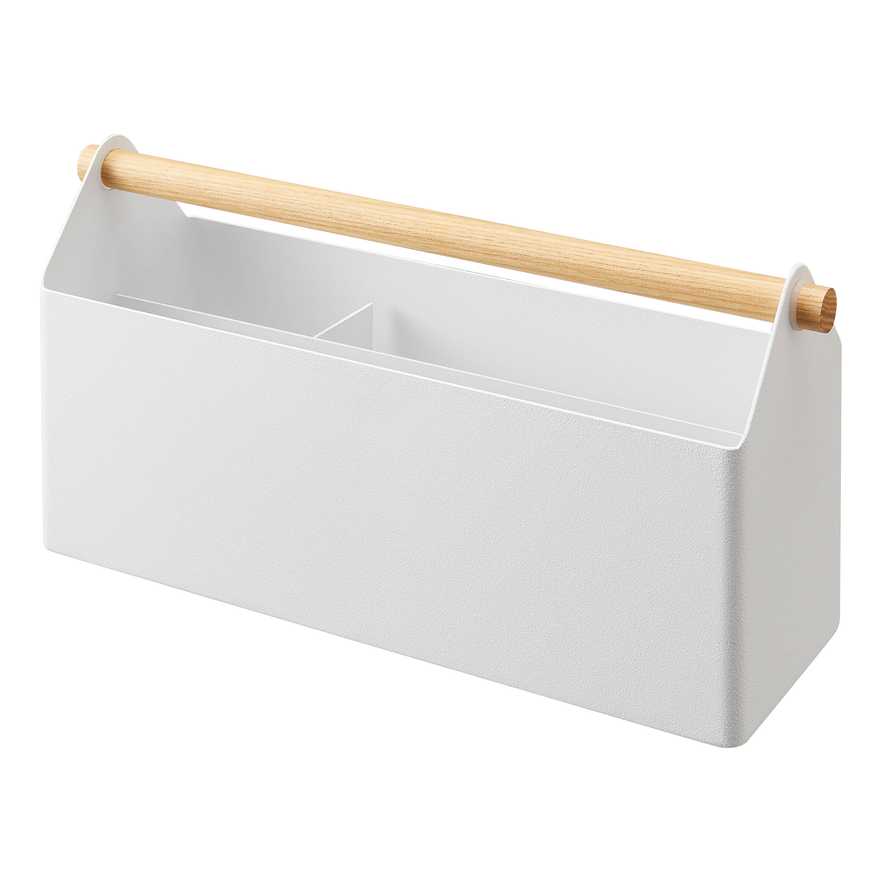 Alt View 4. Yamazaki Home - Pen + Desk Organizer - Large - Steel + Wood.