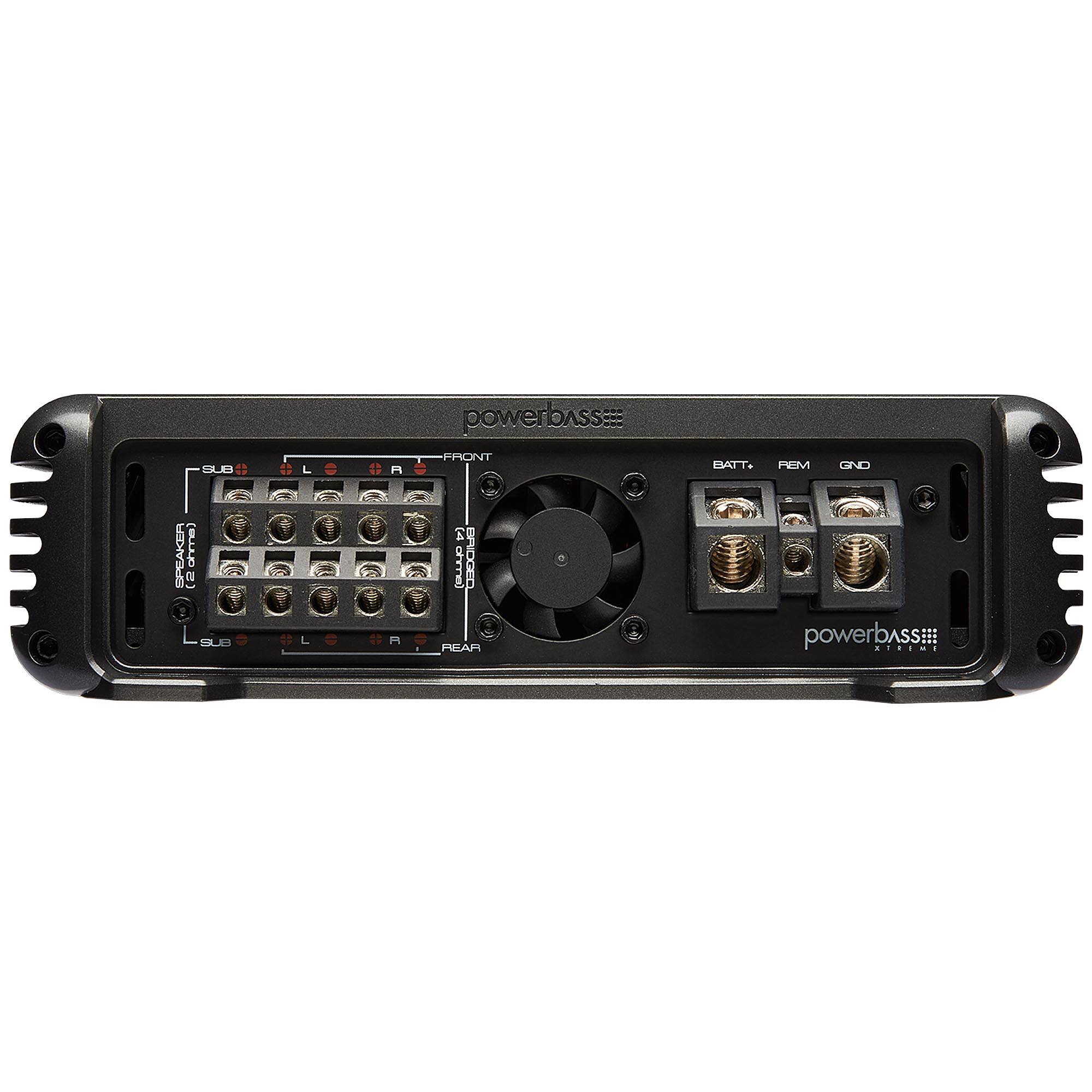 powerbAss  
#  
FACNT BATT+ HM GND  
A mpD a HUE L P 4 9 OLUUo SHIDGEC 2 RAM  
powerbass .I.EM.