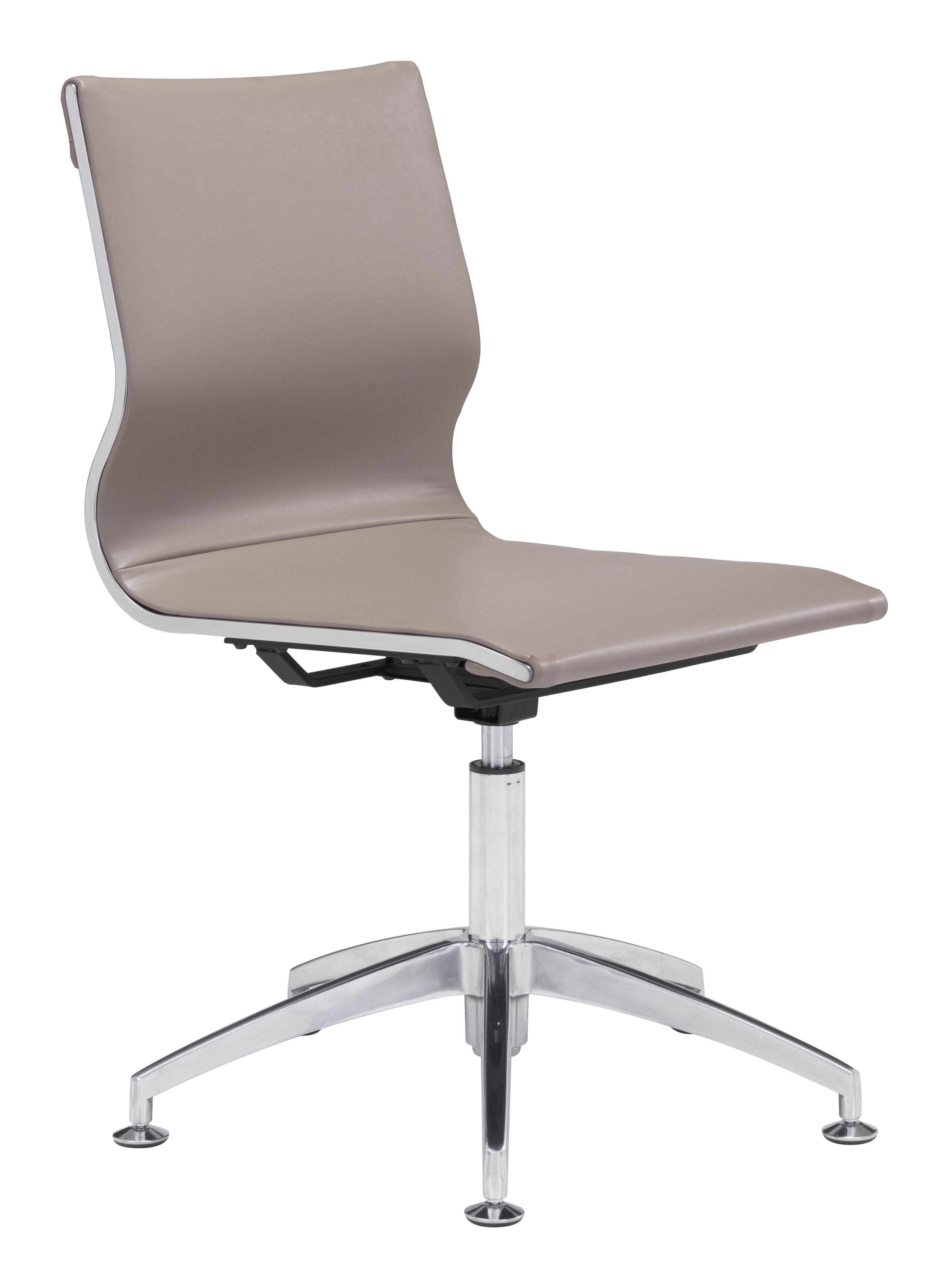 Front. Hivvago - Glider Conference Chair Taupe - Taupe.