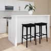 Front. Plank+Beam - Smythe Stool Bar Height (30in) - 2 pack|| Black - Black.