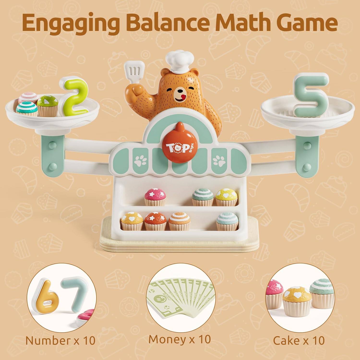 Engaging Balance Math Game

Number x 10
Money x 10
Cake x 10