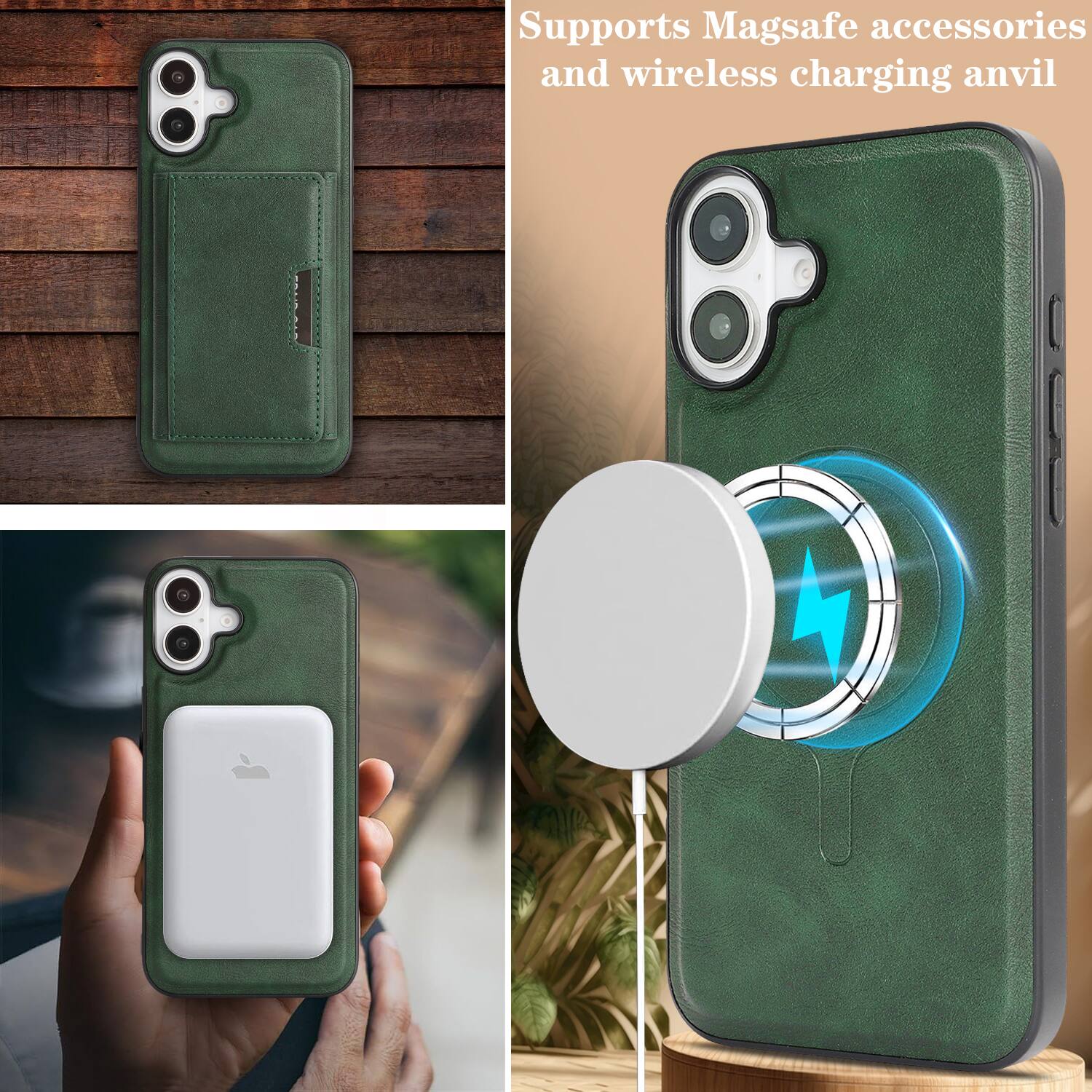 Supports MagSafe accessories and wireless charging anvil