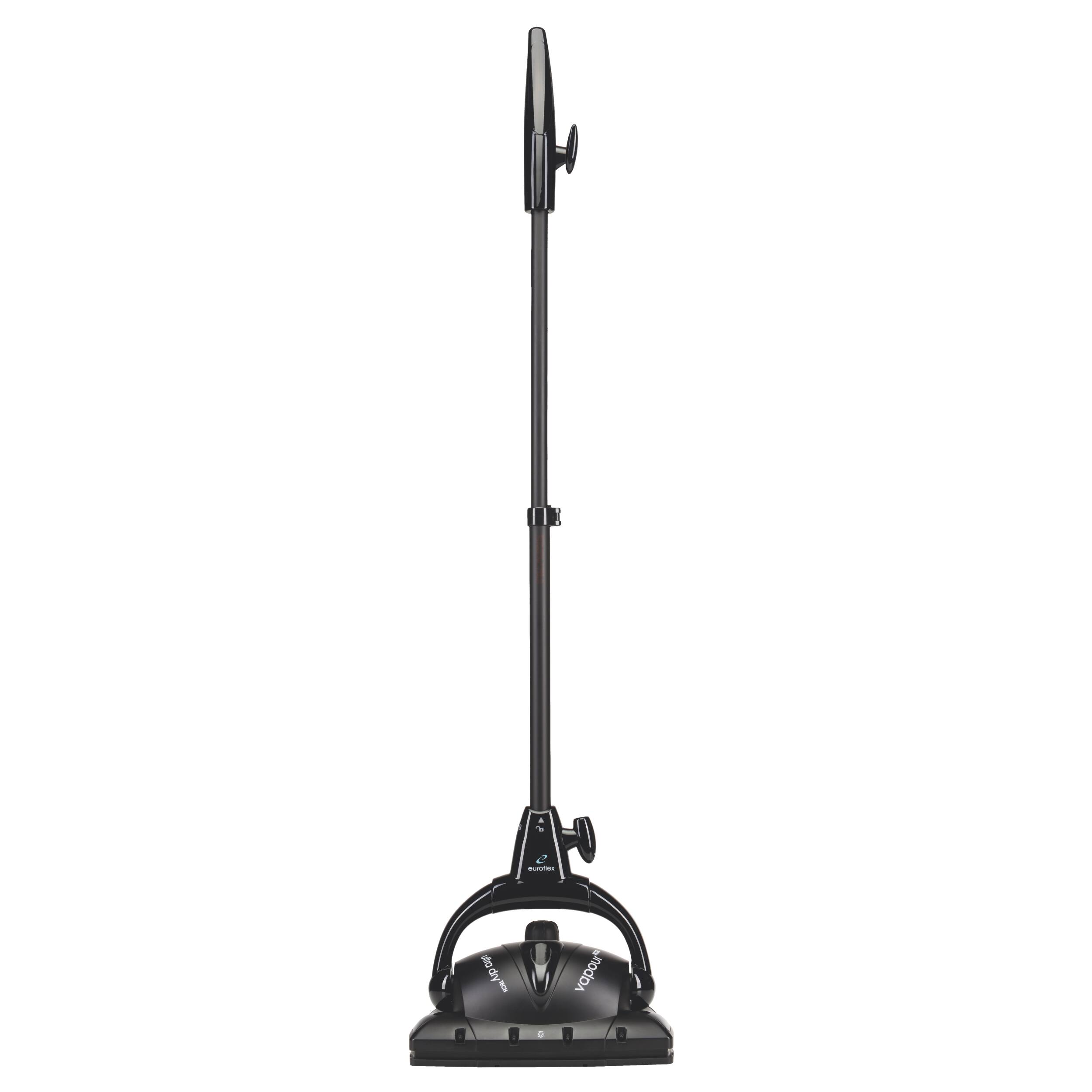 Alt View 6. Euroflex - Euroflex Vapour 9-Piece Premium Steam Mop with Ultra Dry Steam Technology - Black.