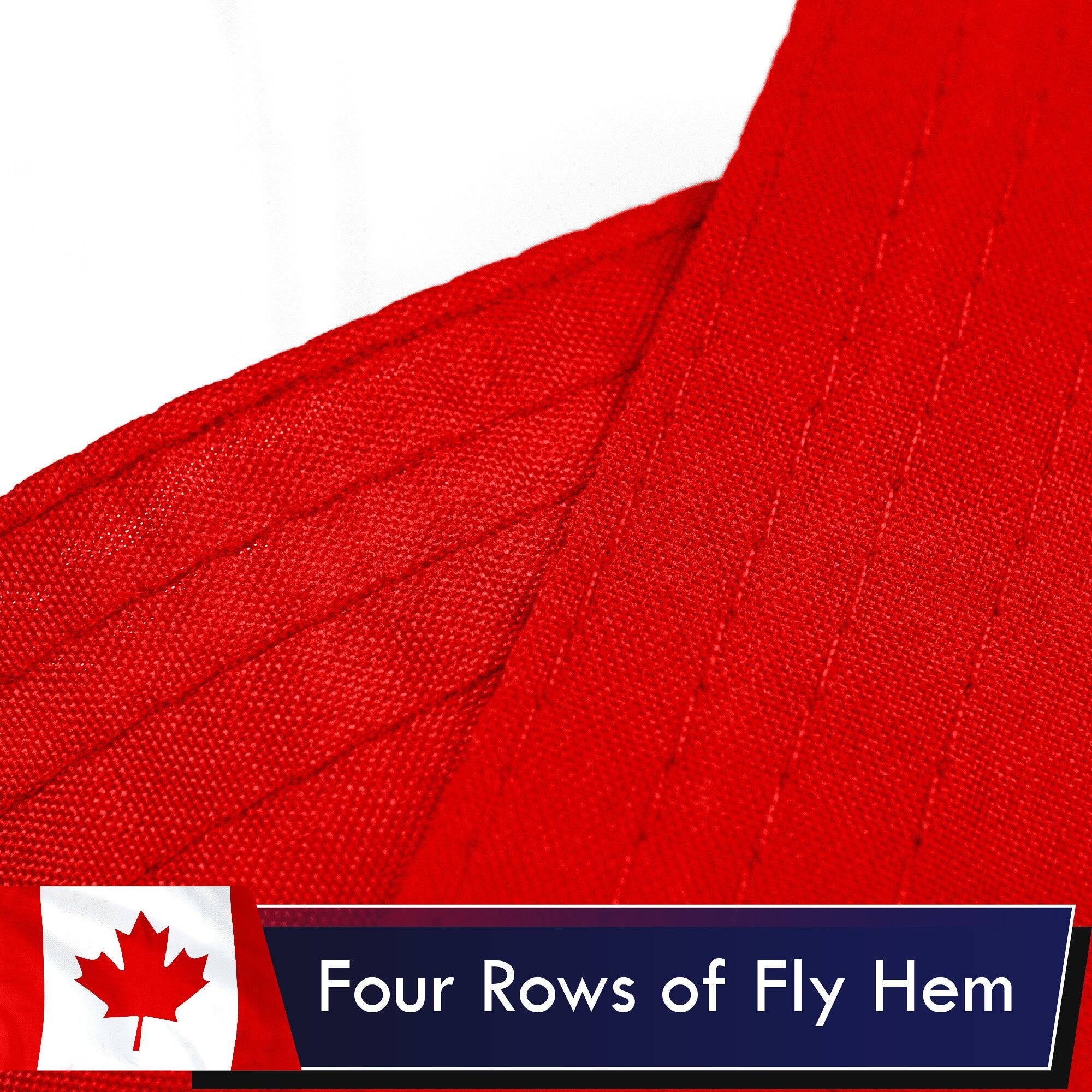 Four Rows of Fly Hem