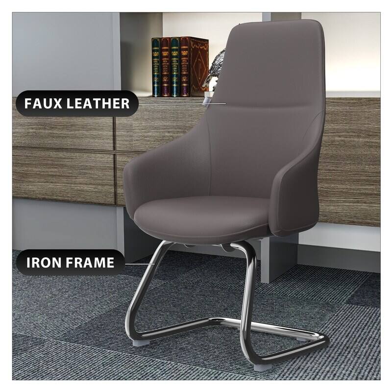 FAUX LEATHER  
IRON FRAME