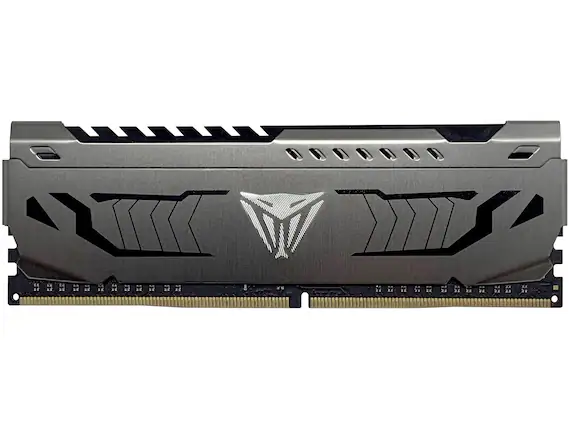 Front. Patriot - Patriot Viper Steel 32GB 288-Pin PC RAM DDR4 3200 (PC4 25600) Desktop Memory Model PVS432G320C6 - Gunmetal Grey.