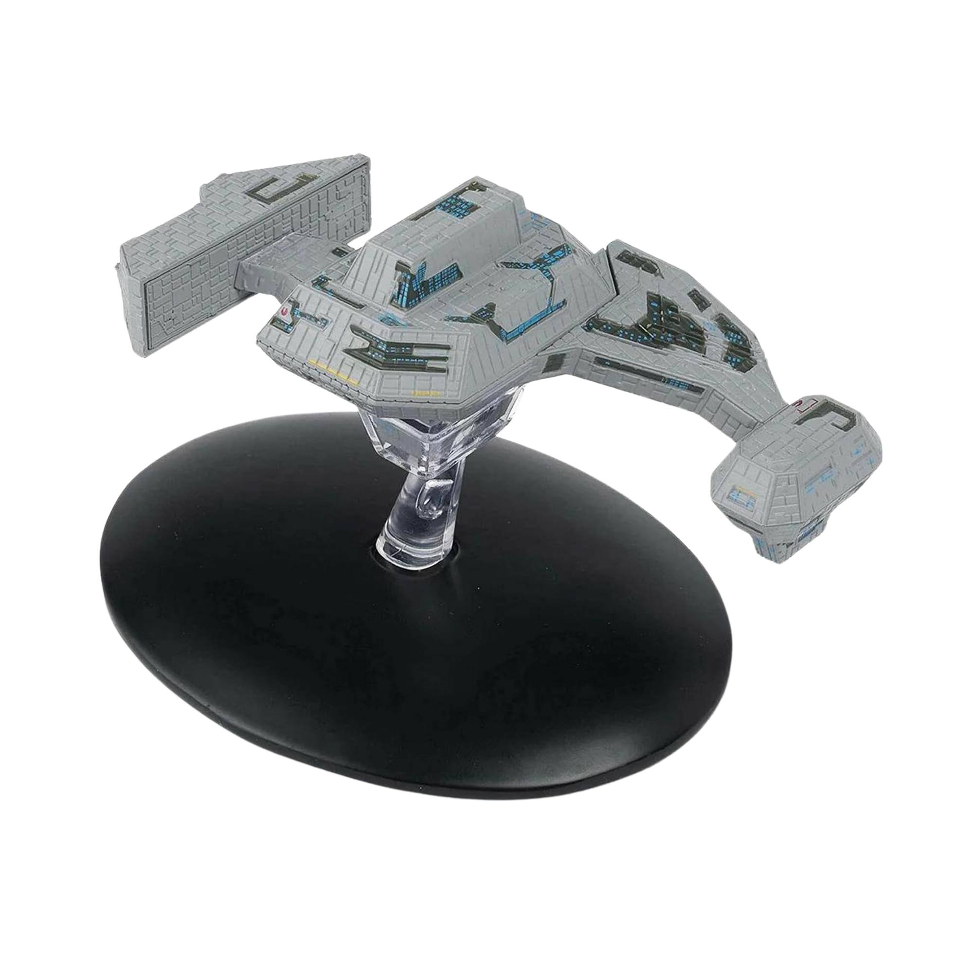Alt View 2. Eaglemoss - Eaglemoss Star Trek Starship Replica | Regade Borg Ship - Black.