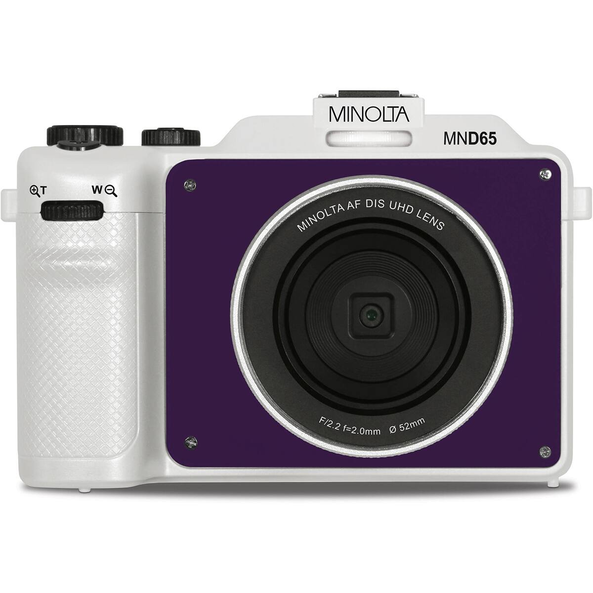 MINOLTA MND65  
QT  
WQ  
MINOLTA AF DIS UHD LENS  
F/2.2 f=2.0mm 52mm