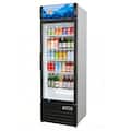 Equator - Vitlife 12.3 Cu Ft Commercial Glass Door Merchandiser Refrigerator, LED, Adjustable Shelves, Auto Defrost ETL - Black