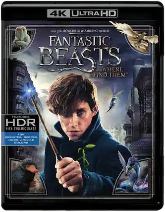 Front. Fantastic Beasts and Where to Find Them - 4K Blu-Ray.