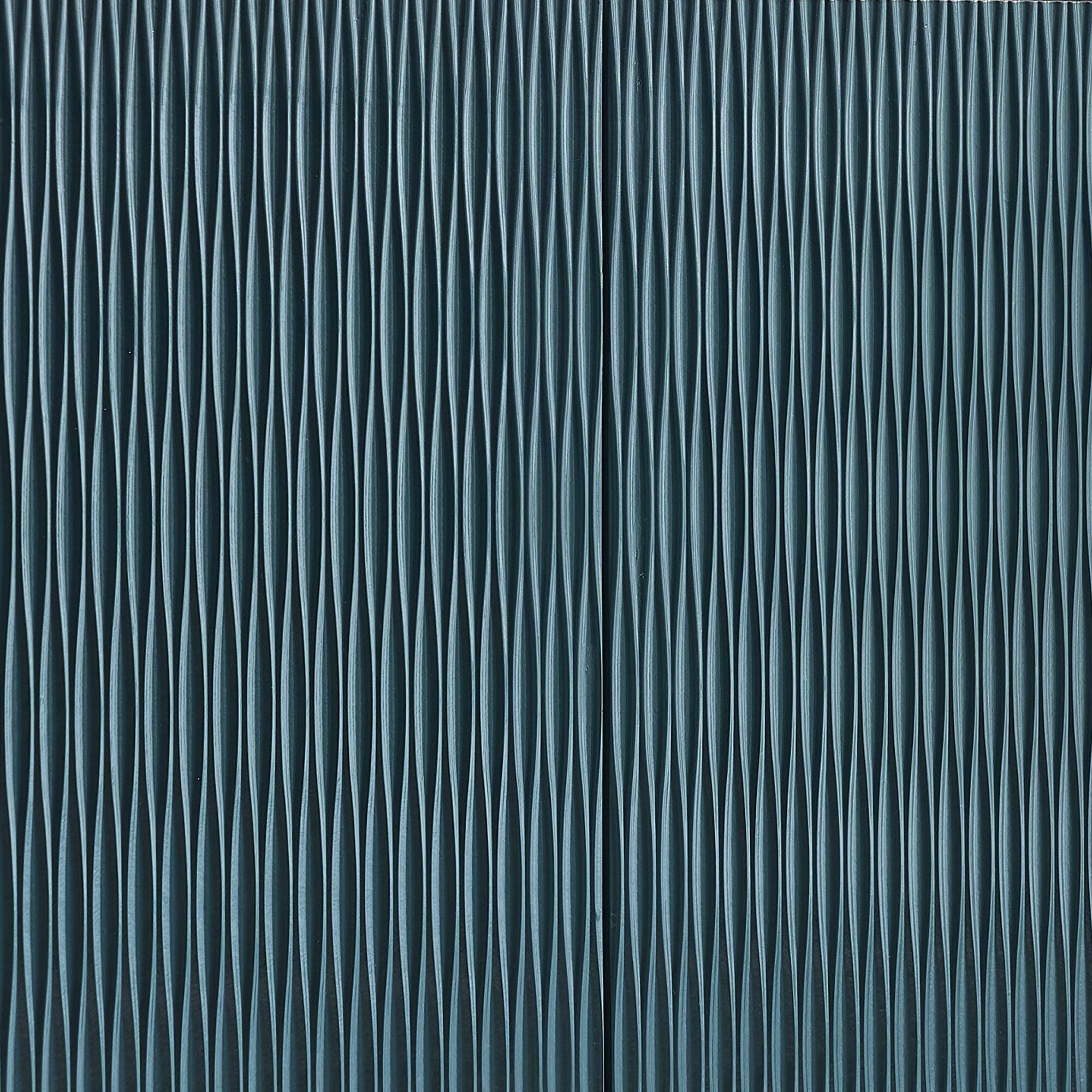 Alt View 2. Kings Brand Furniture - Kings Brand Furniture Arvo Modern Console Table – Textured Front with Black Frame & Gold Legs - Blue.