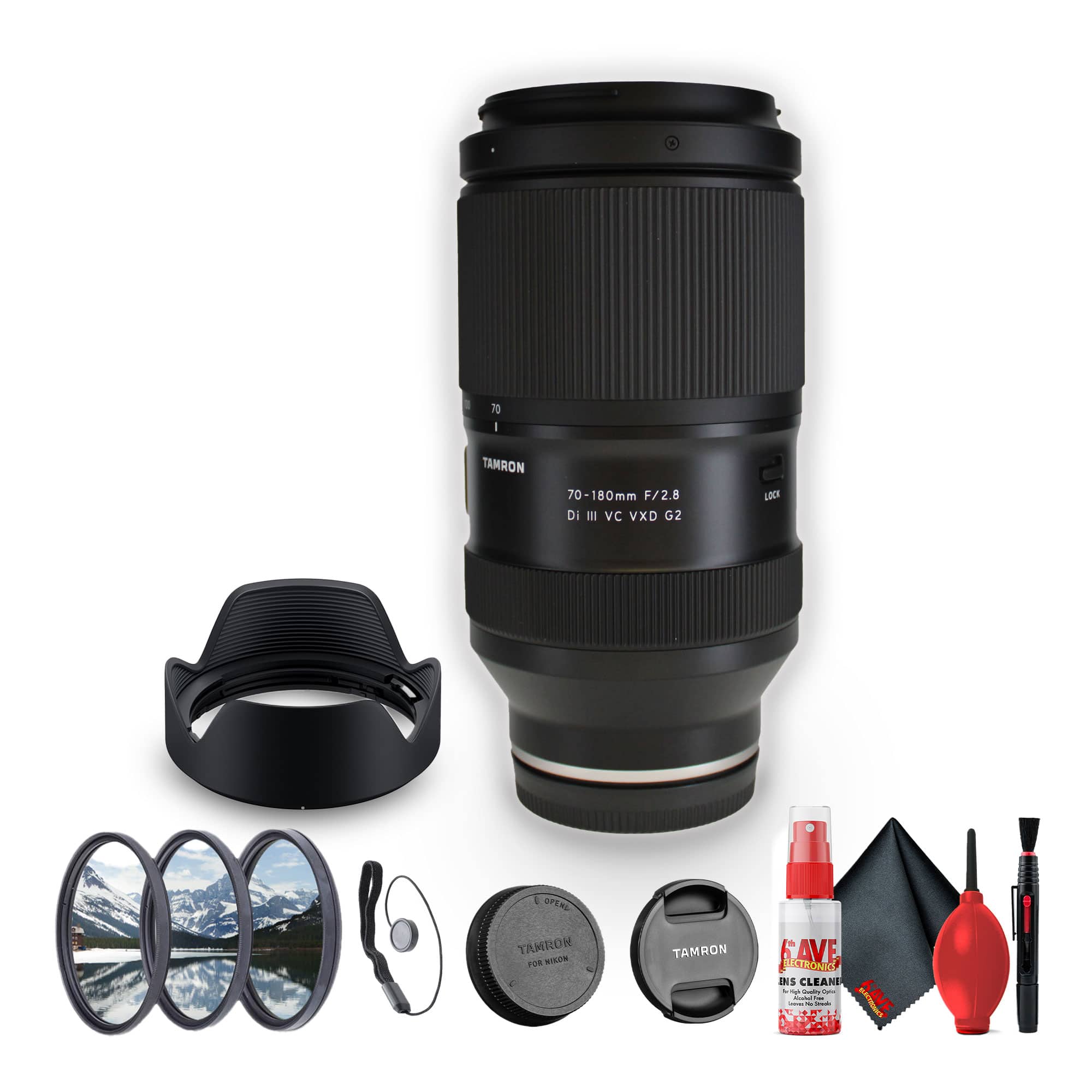 Tamron 70 180mm F/2.8 Di III VC VXD G2 for Sony E Mount Black