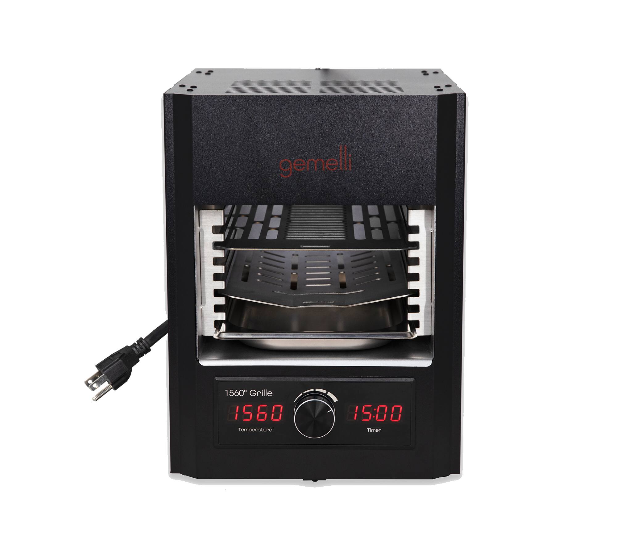 gemelli

1560° Grill  
1560  
Temperature

15:00  
Timer