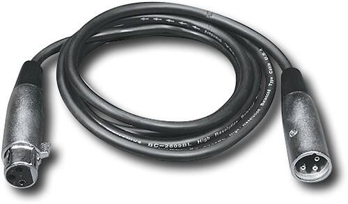 Front Standard. Chauvet Lighting - 25' 3-Pin DMX Cable - Black.
