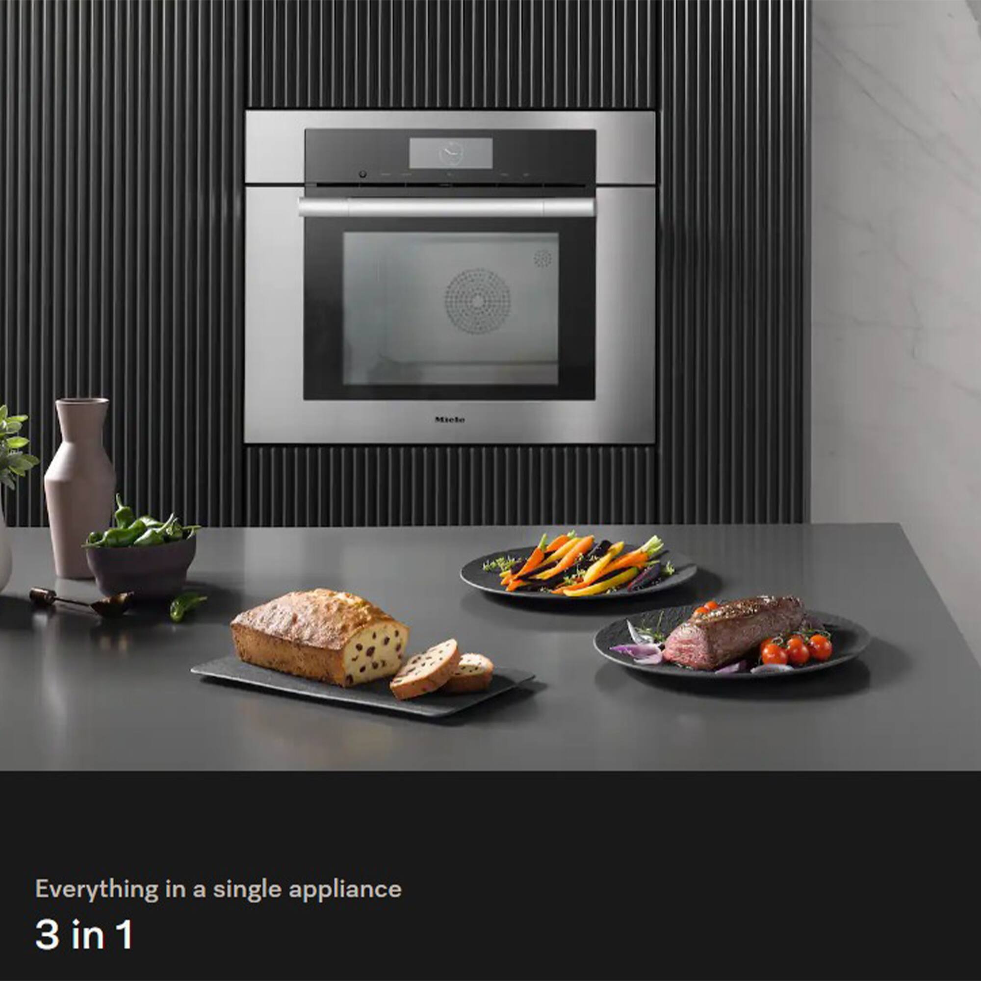 Miele

Everything in a single appliance 3 in 1