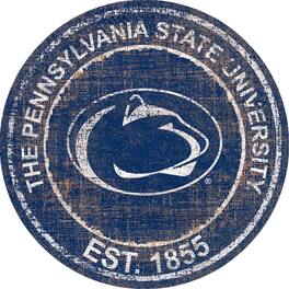 Fan Creations - Penn State Nittany Lions 24'' Round Heritage Logo Sign - Multicolor