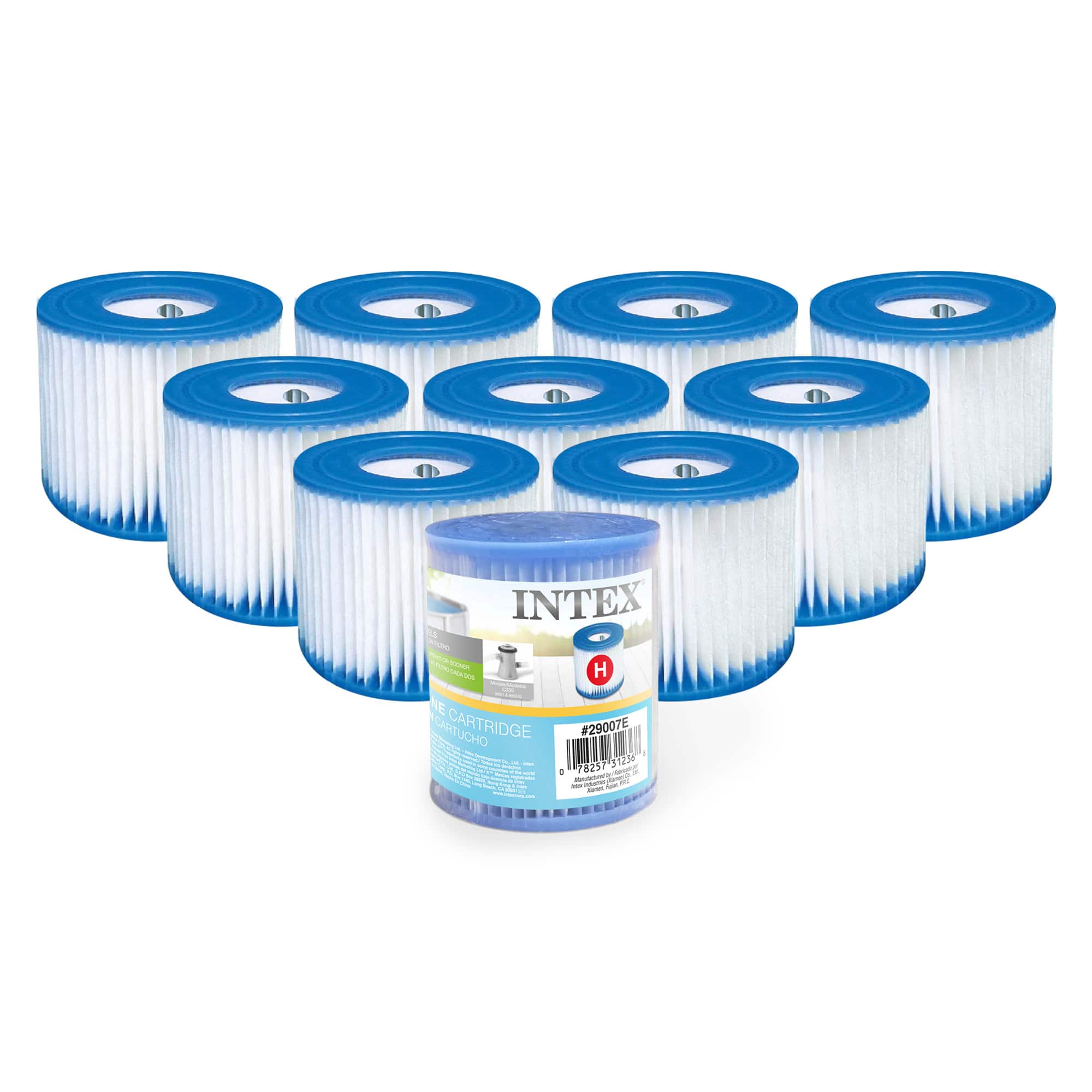 Intex - Type H Easy Set Filter Cartridge Replacement for Swimming Pools (10 Pack) price history on PriceWatchPro