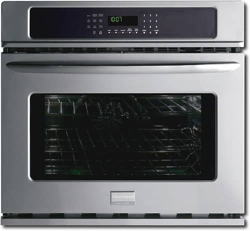 Front Standard. Frigidaire - Gallery 27" Built-In Single Electric Convection Wall Oven - Stainless-Steel.