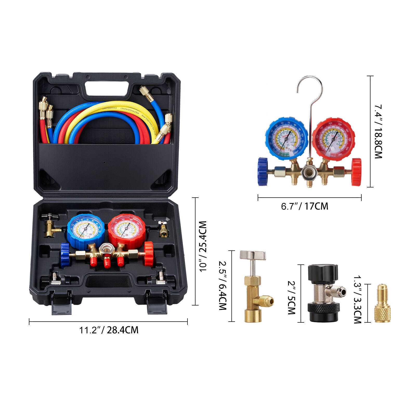 TA 1  
7.4" / 18.8CM  
11.2" / 28.4CM  
10" / 25.4CM  
2.5" / 6.4CM  
6.7" / 17CM  
2" / 5CM  
1.3" / 3.3CM