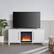 Alt View 35. Camden&Wells - Chabot Crystal Fireplace TV Stand for TVs up to 65" - White.