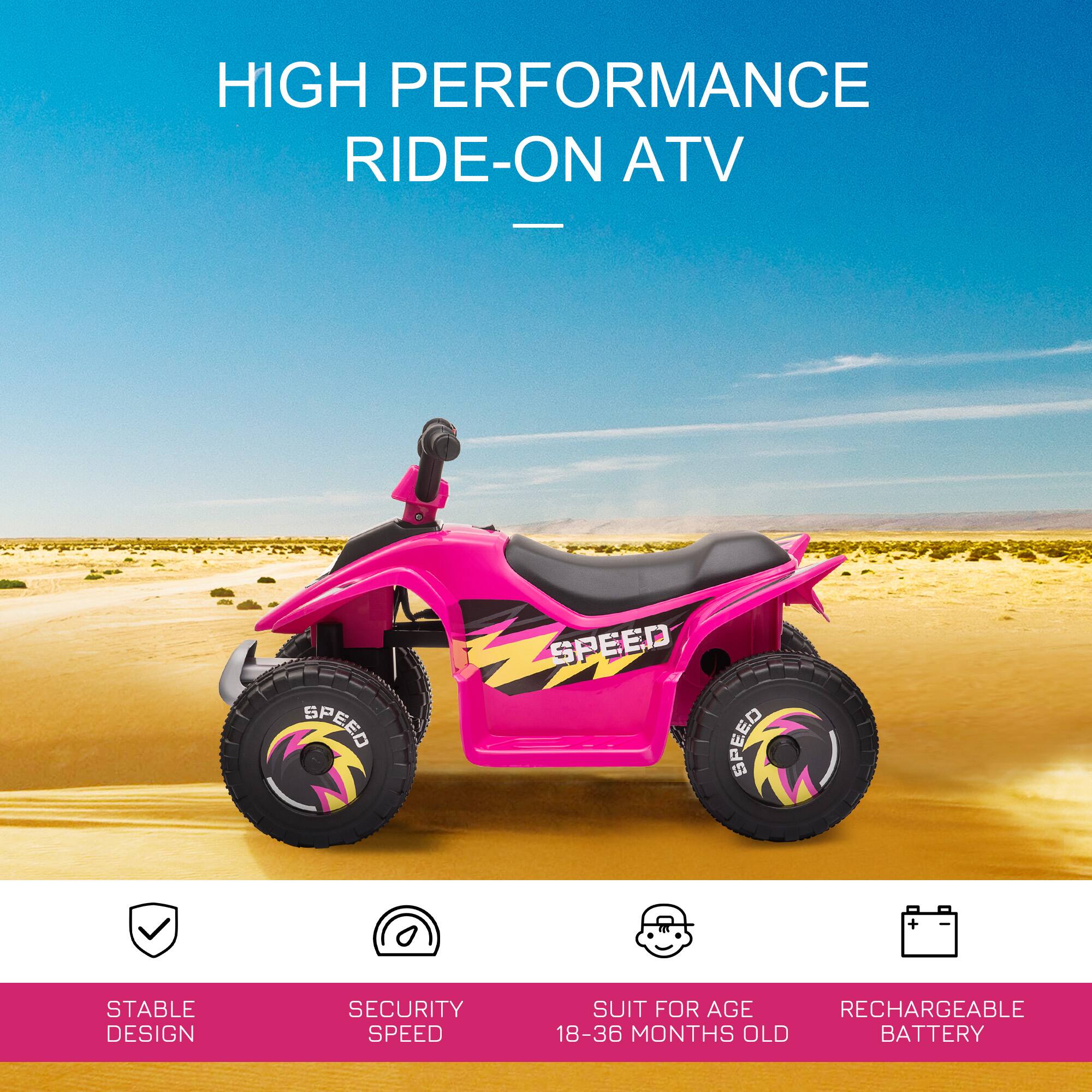 HIGH PERFORMANCE RIDE-ON ATV

- STABLE DESIGN
- SECURITY SPEED
- SUIT FOR AGE 18-36 MONTHS OLD
- RECHARGEABLE BATTERY