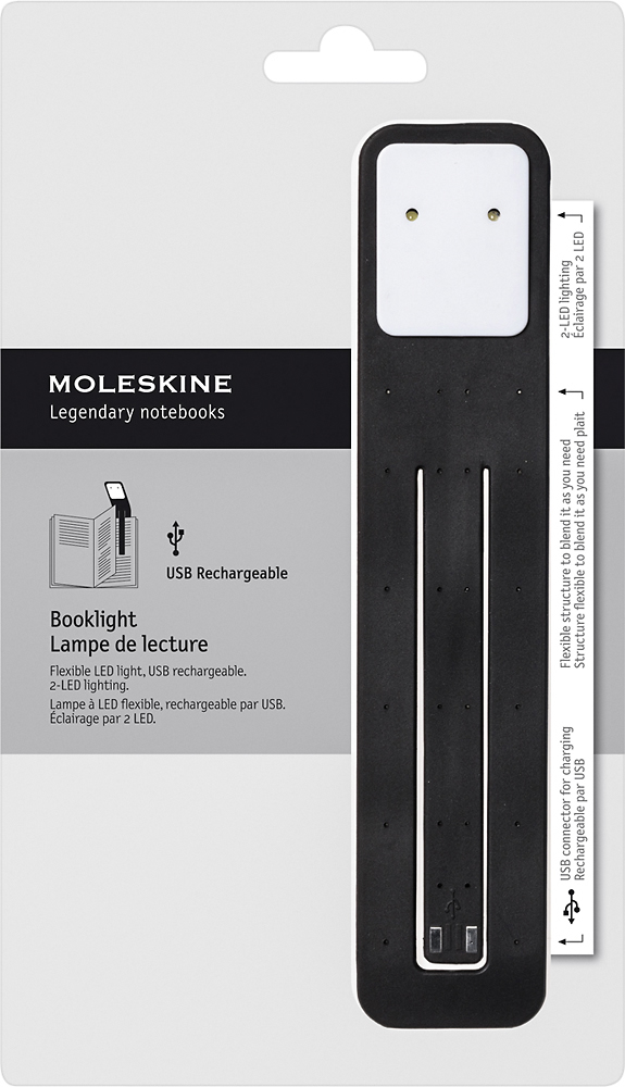 tæmme Akkumulering sådan Best Buy: Moleskine Rechargeable Book Light Black 6139874