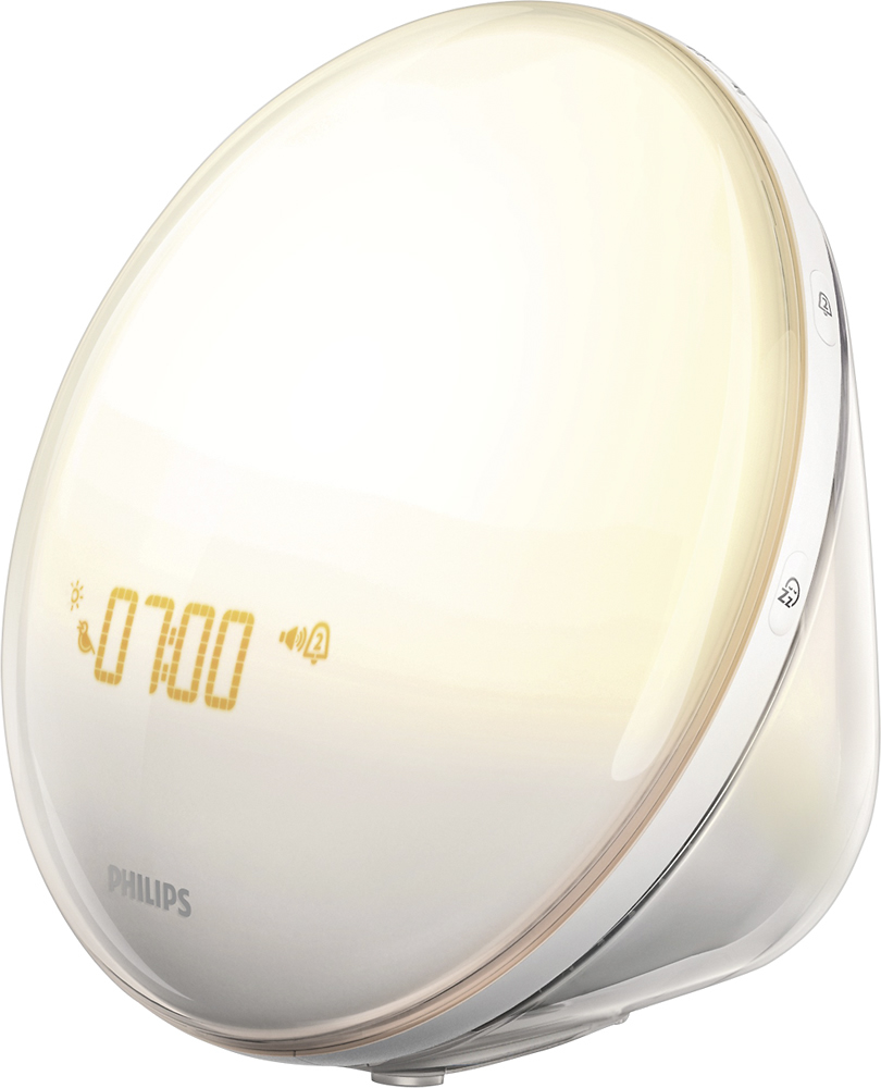 Philips Wake Up Light, White, 5 Natural Alarm Sounds : .co