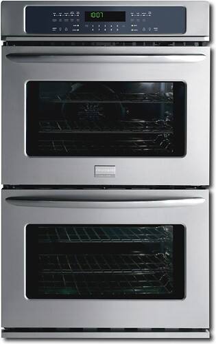 Front Standard. Frigidaire - Gallery 30" Built-In Double Electric Convection Wall Oven - Stainless-Steel.