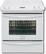 Front Standard. Frigidaire - Gallery 30" Self-Cleaning Slide-In Electric Convection Range - White.
