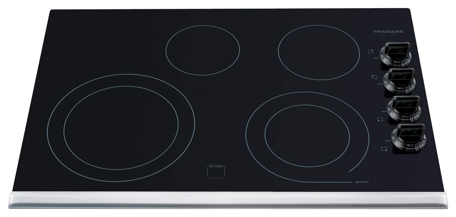 Best Buy: Frigidaire Gallery 30" Built-In Electric Cooktop Black Fgec3065kb