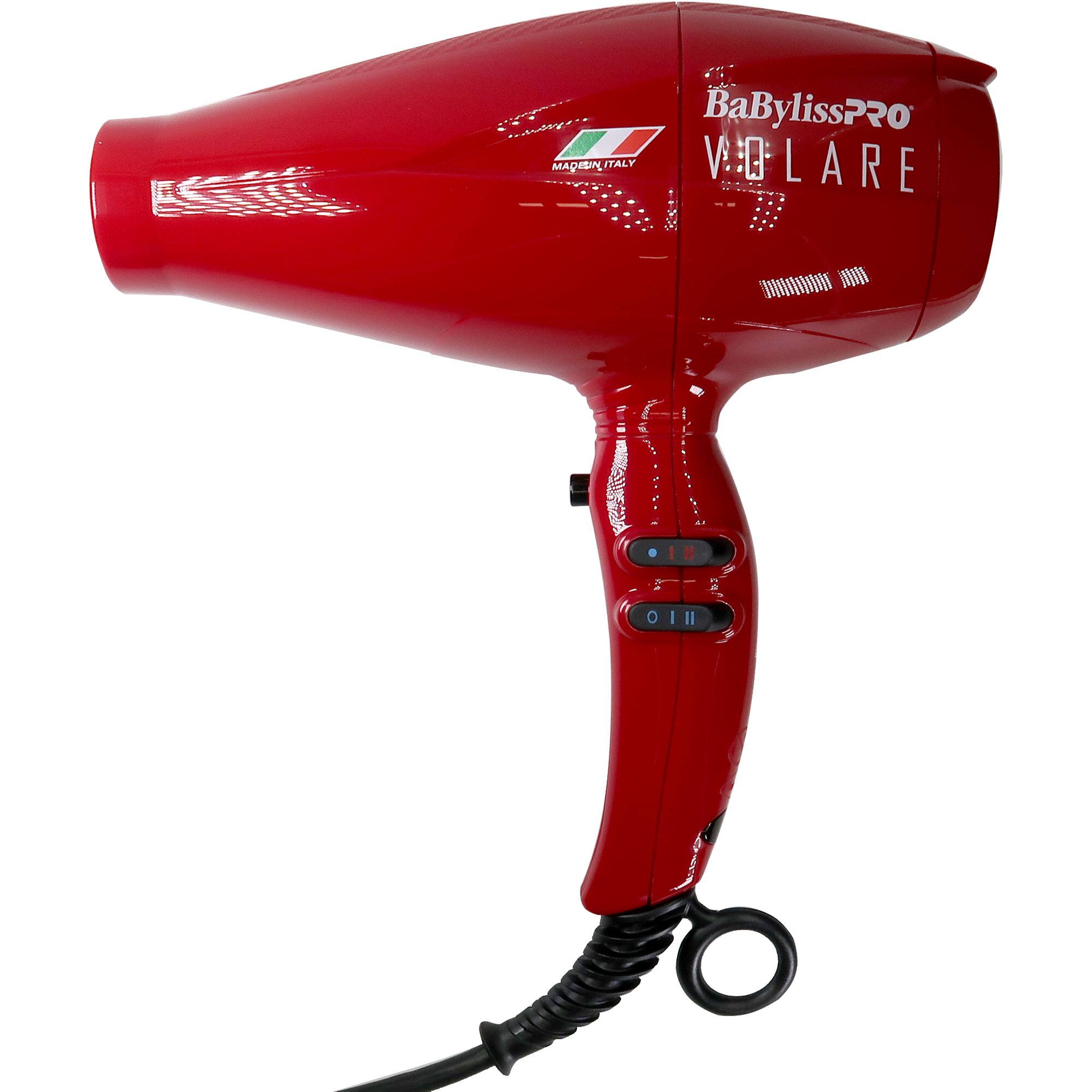 フローヘア ロリジナル レッド 142ユーロ Babyliss Pro Volare Nano Titanium Professional Quality Italian
