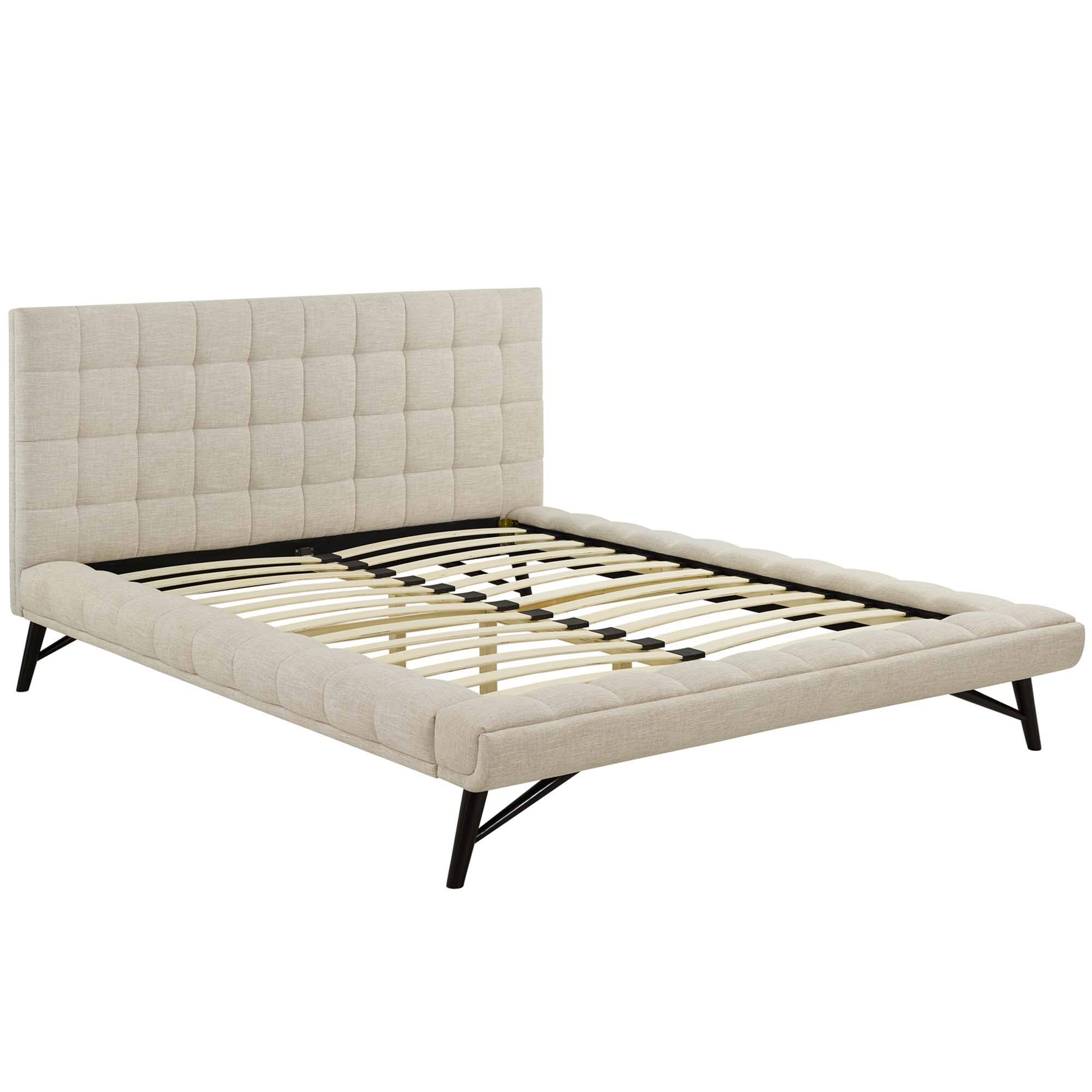 Left. Modway - Margo Wood Queen Platform Bed Frame - Black.