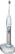 Angle. Philips Sonicare - FlexCare Plus Rechargeable Sonic Toothbrush - White/Sky Blue/Chrome.