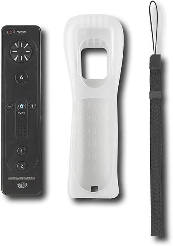 Front Standard. Mad Catz - Remote Controller with Skin for Nintendo Wii.