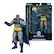 The image features a blue and gray action figure of Batman, which is part of the DC Multiverse collection. The figure is displayed in a black box, which is placed next to the action figure. The box is labeled with the number 22, indicating that it is the 22nd edition of the McFarlane Collector Edition.